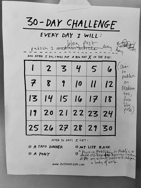 writing challenge